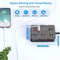 Ultra Thin Flat Plug Power Strip With 6 Outlets And 4 USB Ports 2 USBC 5ft Surge Protector Extensi 1