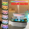 Rain Cloud Cool Mist Humidifier Essential Oil Diffuser With 7Color Night Light Micro Landscape De 0