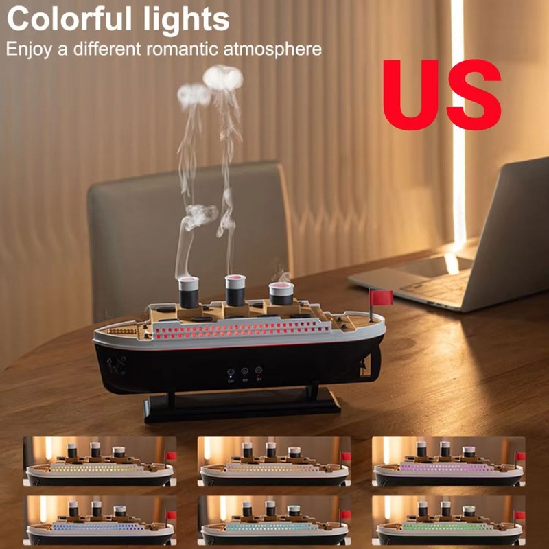 Rain Cloud Cool Mist Humidifier Essential Oil Diffuser With 7Color Night Light Micro Landscape De 11