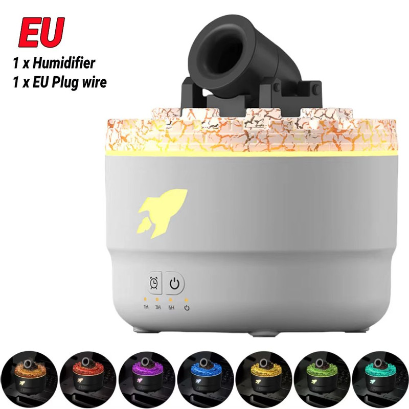 Rain Cloud Cool Mist Humidifier Essential Oil Diffuser With 7Color Night Light Micro Landscape De 15