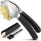Stainless Steel Garlic Press Set Professional Garlic Mincer With Peeler Cleaning Brush 6