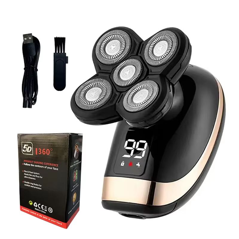 5in1 Electric Shaver For Men Rechargeable Waterproof Razor With Beard Hair And Face Grooming Attac 6