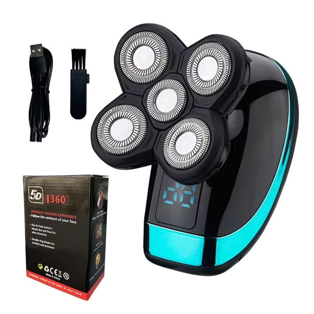 5in1 Electric Shaver For Men Rechargeable Waterproof Razor With Beard Hair And Face Grooming Attac 8