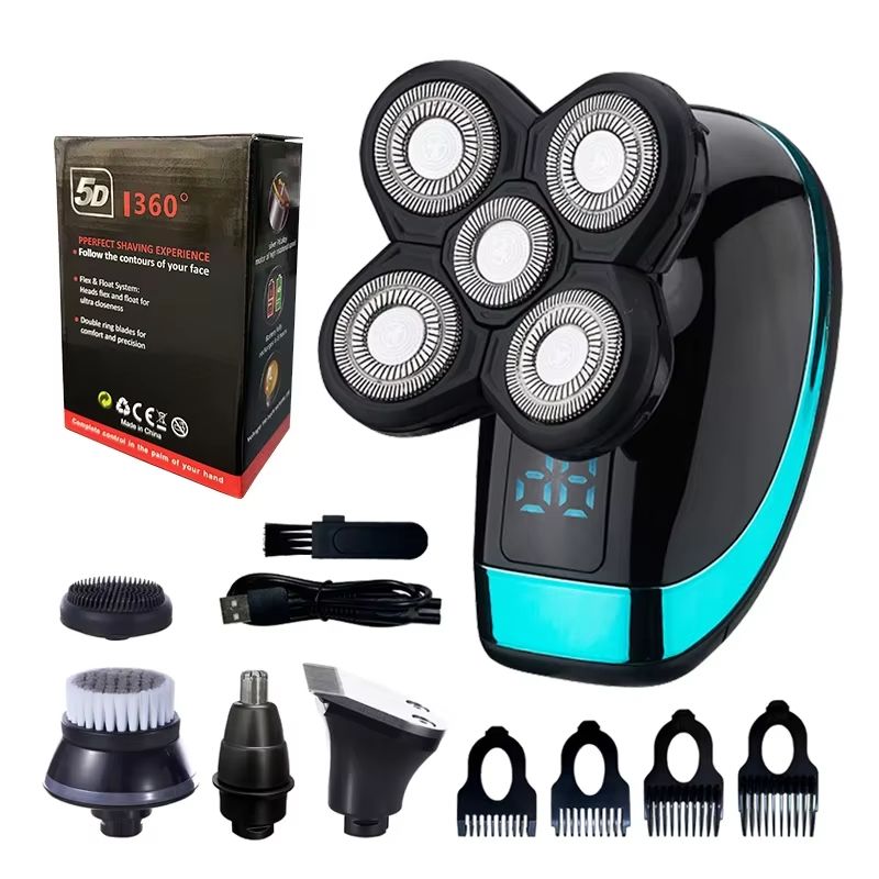 5in1 Electric Shaver For Men Rechargeable Waterproof Razor With Beard Hair And Face Grooming Attac 9