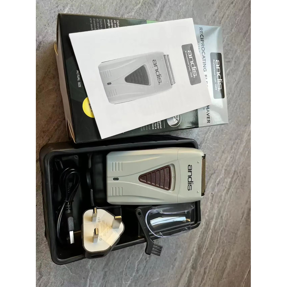 Andis Lithium Titanium Foil Shaver Cordless Mens Razor For Smooth Bald And Close Shaving 9