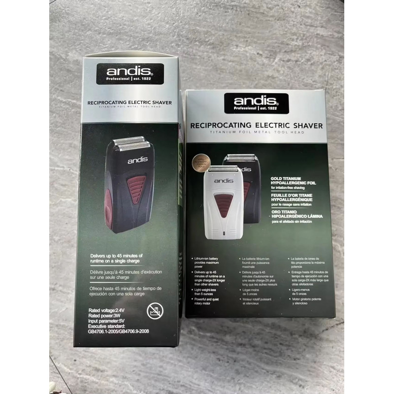 Andis Lithium Titanium Foil Shaver Cordless Mens Razor For Smooth Bald And Close Shaving 5