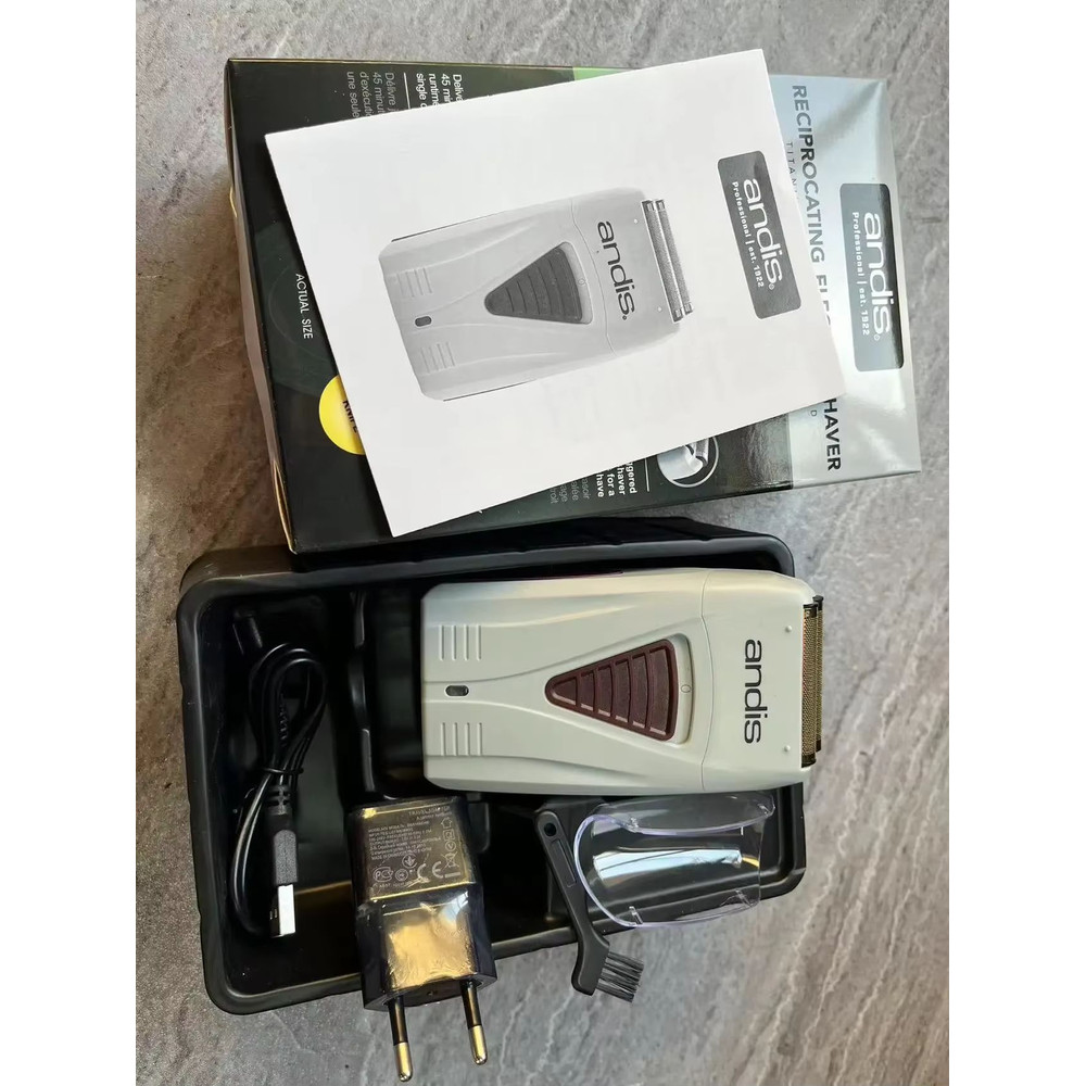 Andis Lithium Titanium Foil Shaver Cordless Mens Razor For Smooth Bald And Close Shaving 6