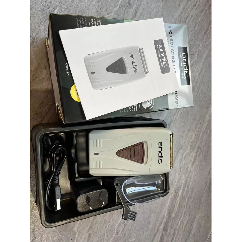 Andis Lithium Titanium Foil Shaver Cordless Mens Razor For Smooth Bald And Close Shaving 8