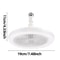 Rotatable 3in1 Ceiling Fan Lamp With Remote Control E27 Base LED Lighting For Bedroom Living Room 5