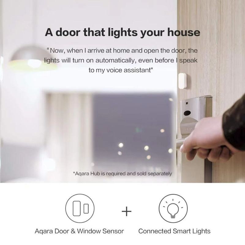 Aqara Smart Door And Window Sensor Wireless Zigbee Security Alarm Compatible With Mi Home And Appl 1