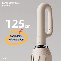 extra large windproof automatic umbrella – uv resistant, rain & sun protection with reinforced frame