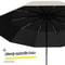 Extra Large Windproof Automatic Umbrella UV Resistant Rain Sun Protection With Reinforced Frame 4