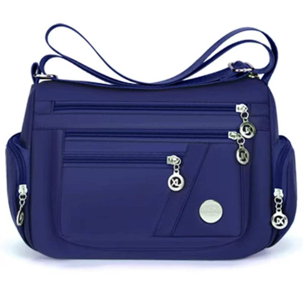 Waterproof Nylon Crossbody Travel Bag MultiCompartment Womens Casual Shoulder Handbag 8