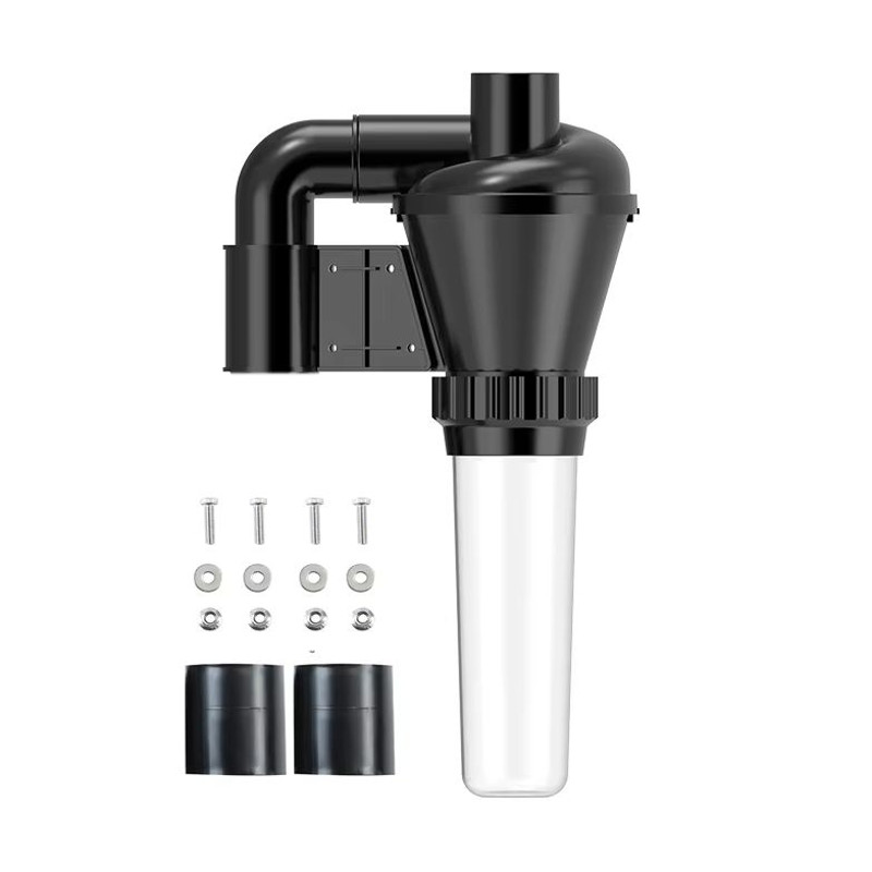 Double Filtration Cyclone Dust Collector  Turbocharged 50mm Shop Vac Separator For Woodworking 9