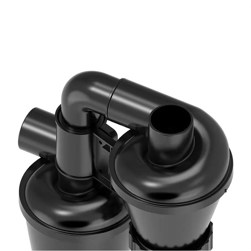 Double Filtration Cyclone Dust Collector  Turbocharged 50mm Shop Vac Separator For Woodworking 4