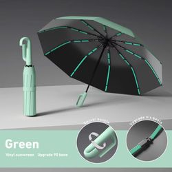 automatic folding umbrella – windproof double-layer, portable and sturdy design for men and women