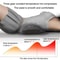 Heated Waist Support Pillow Electric Massage Sleep Pad For Lower Back Pain Relief Nighttime Comfo 2