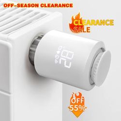 tuya smart zigbee 3.0 thermostatic radiator valve – trv temperature controller with alexa & google home support
