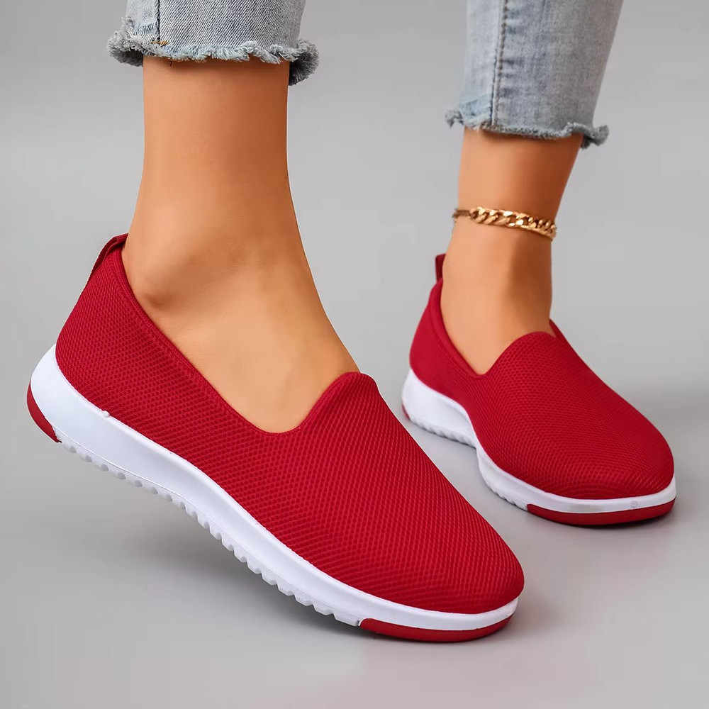 Womens Breathable Mesh Summer Sneakers  Lightweight Casual Shoes 4