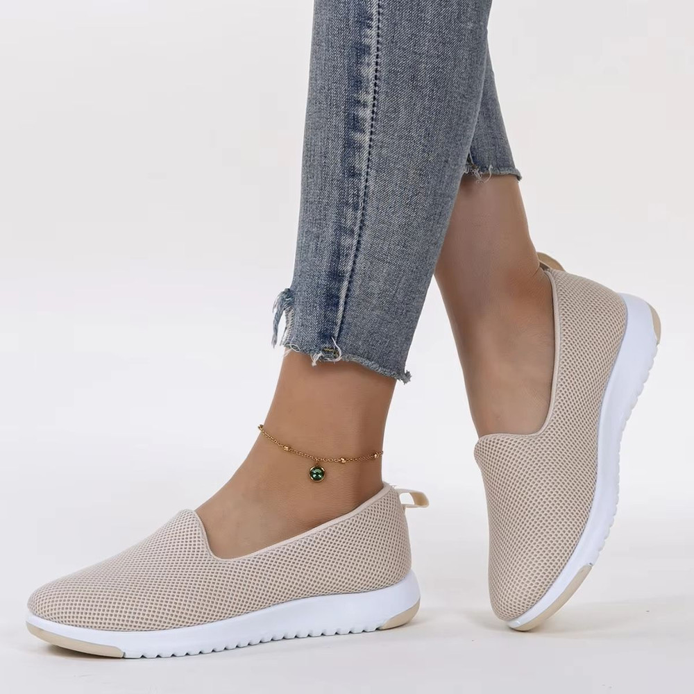 Womens Breathable Mesh Summer Sneakers  Lightweight Casual Shoes 6