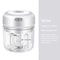 300ML Electric Garlic Chopper USB Rechargeable Mini Food Processor 9