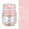 300ML Electric Garlic Chopper USB Rechargeable Mini Food Processor 14