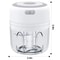 300ML Electric Garlic Chopper USB Rechargeable Mini Food Processor 5