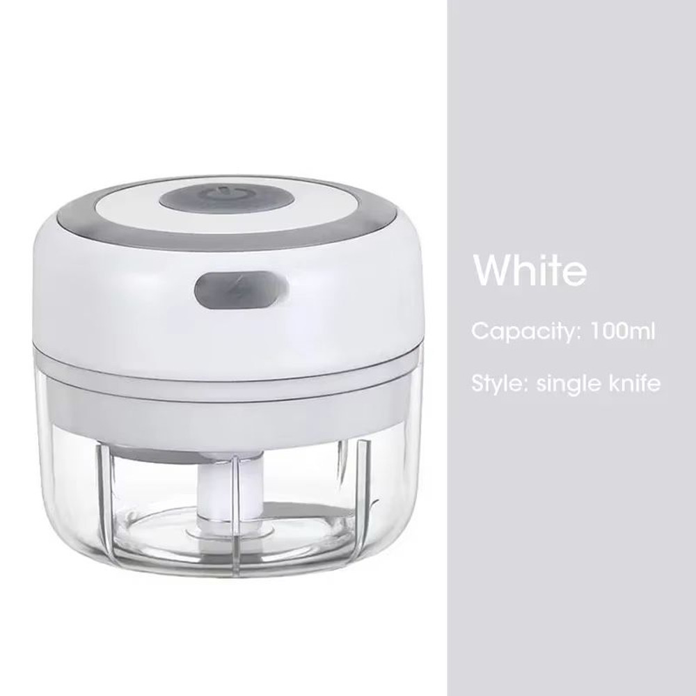 300ML Electric Garlic Chopper USB Rechargeable Mini Food Processor 7