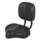Comfort Wide Bike Seat With Backrest Padded Bicycle Saddle For Men Women 1
