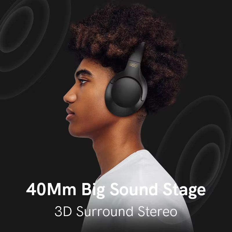 QCY H2 Pro Wireless Headphones Bluetooth 53 HiFi Stereo Headset With Bass Mode Dual Device Connec 2