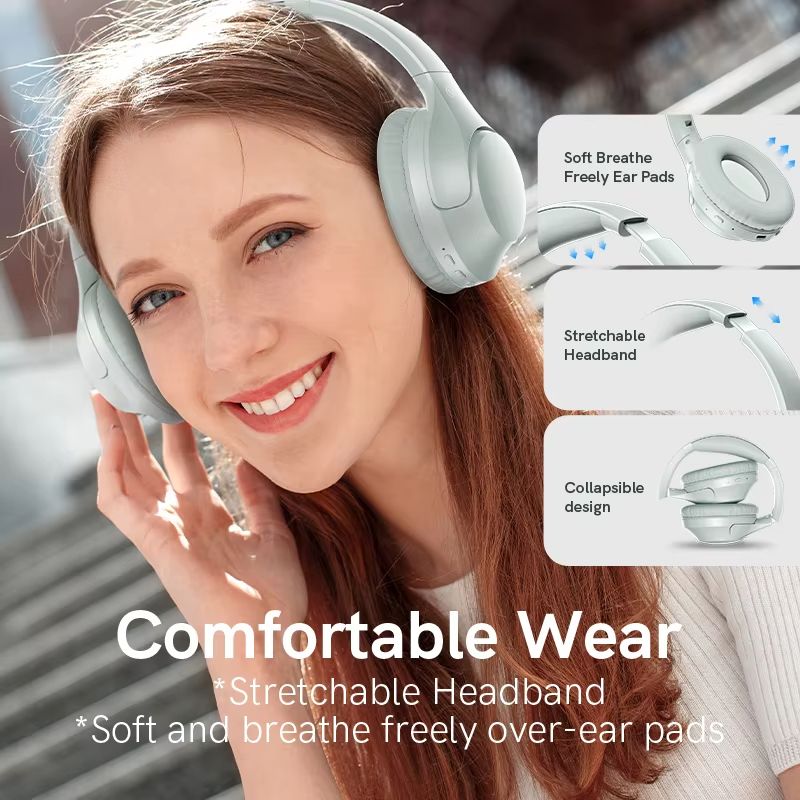 QCY H2 Pro Wireless Headphones Bluetooth 53 HiFi Stereo Headset With Bass Mode Dual Device Connec 4