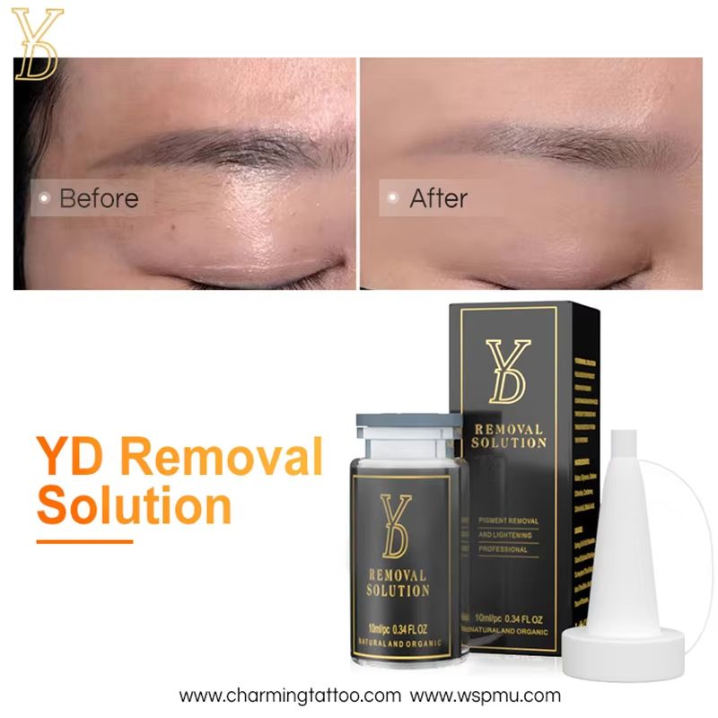 YD Tattoo Removal Solution  CE Certified 10ml Liquid For Fading Eyebrow Lip  Eyeliner Pigments 2