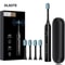 Rechargeable Sonic Electric Toothbrush 5 Modes 3 Intensity Levels 4 Replacement Brush Heads With 0