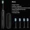 Rechargeable Sonic Electric Toothbrush 5 Modes 3 Intensity Levels 4 Replacement Brush Heads With 8