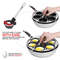 Stainless Steel Egg Poacher Pan  6Cup Nonstick Poached Egg Maker With Silicone Cups  Spatula 1