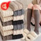 Womens Wool ThighHigh Socks Cozy OvertheKnee Cotton Blend Stockings For Winter Casual Wear 0