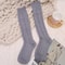 Womens Wool ThighHigh Socks Cozy OvertheKnee Cotton Blend Stockings For Winter Casual Wear 8