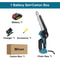 Gisam 8Inch Brushless Cordless Chainsaw Lightweight Portable Electric Saw Makita 18V Battery Compa 7
