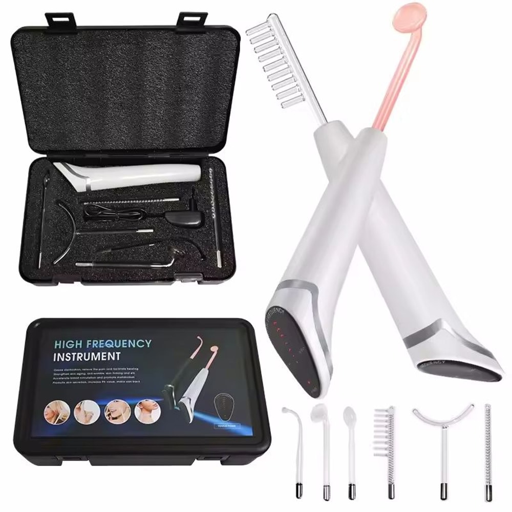 High Frequency Facial Wand 6in1 Acne Skin Rejuvenation Device 0