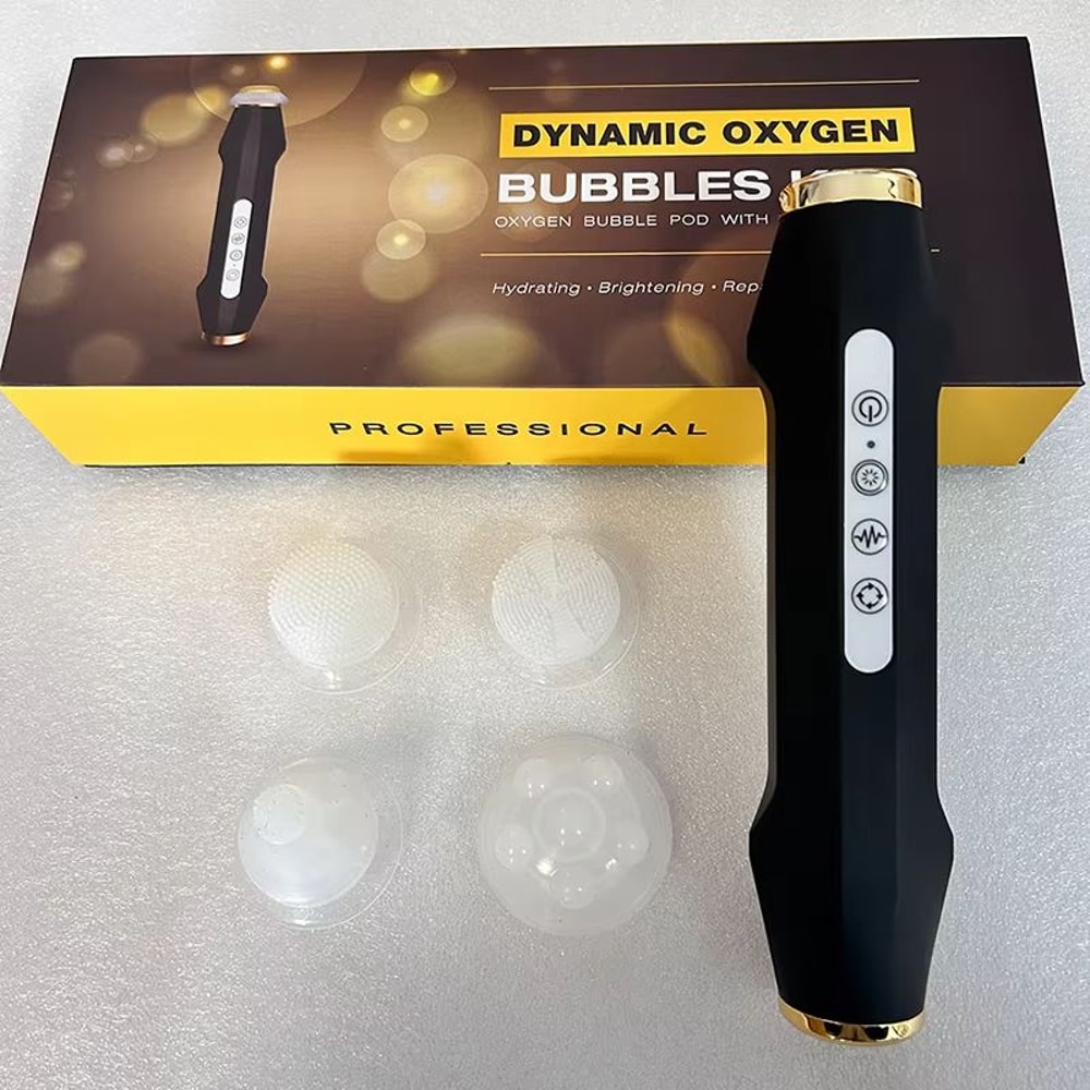 Portable Oxygen Bubble Facial Pen Exfoliation Serum Infusion Beauty Device 5