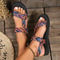 Womens Paisley Pattern Sandals Adjustable Ankle Strap QuickDry Comfort For Summer Beach Vacations 7