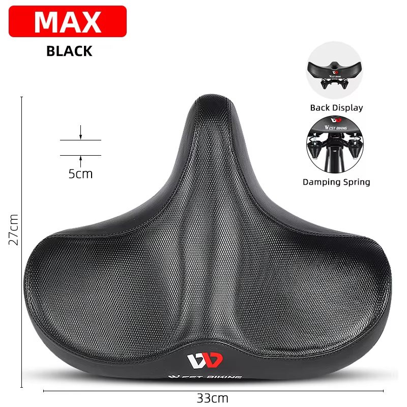 WEST BIKING Ergonomic Bicycle Saddle  Comfortable Long Distance Cycling Seat For MTB Touring  EBike 13