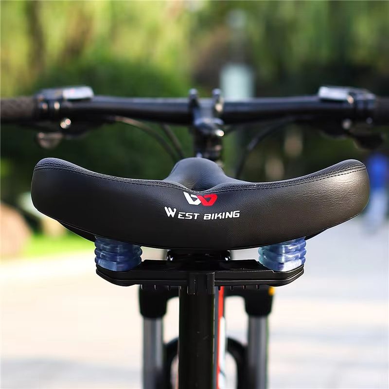 WEST BIKING Ergonomic Bicycle Saddle  Comfortable Long Distance Cycling Seat For MTB Touring  EBike 2