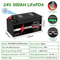 HighCapacity LiFePO4 Battery 24V 300Ah With Bluetooth BMS Reliable Power For RV Solar Marine 7