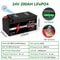 HighCapacity LiFePO4 Battery 24V 300Ah With Bluetooth BMS Reliable Power For RV Solar Marine 8