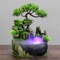 Zen Rockery Tabletop Fountain With Pump Indoor Waterfall Decor For Home Bedroom Office 7