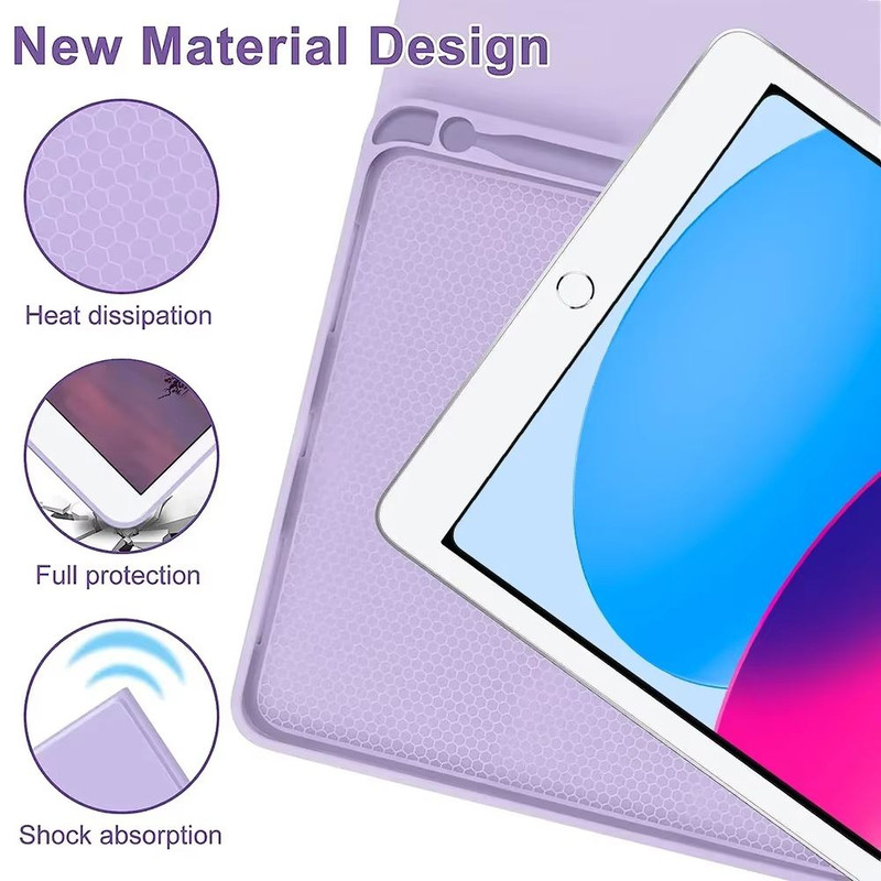 IPad 10th Generation 109 Case With Detachable Wireless Keyboard  Slim Bluetooth Cover With Stand 4