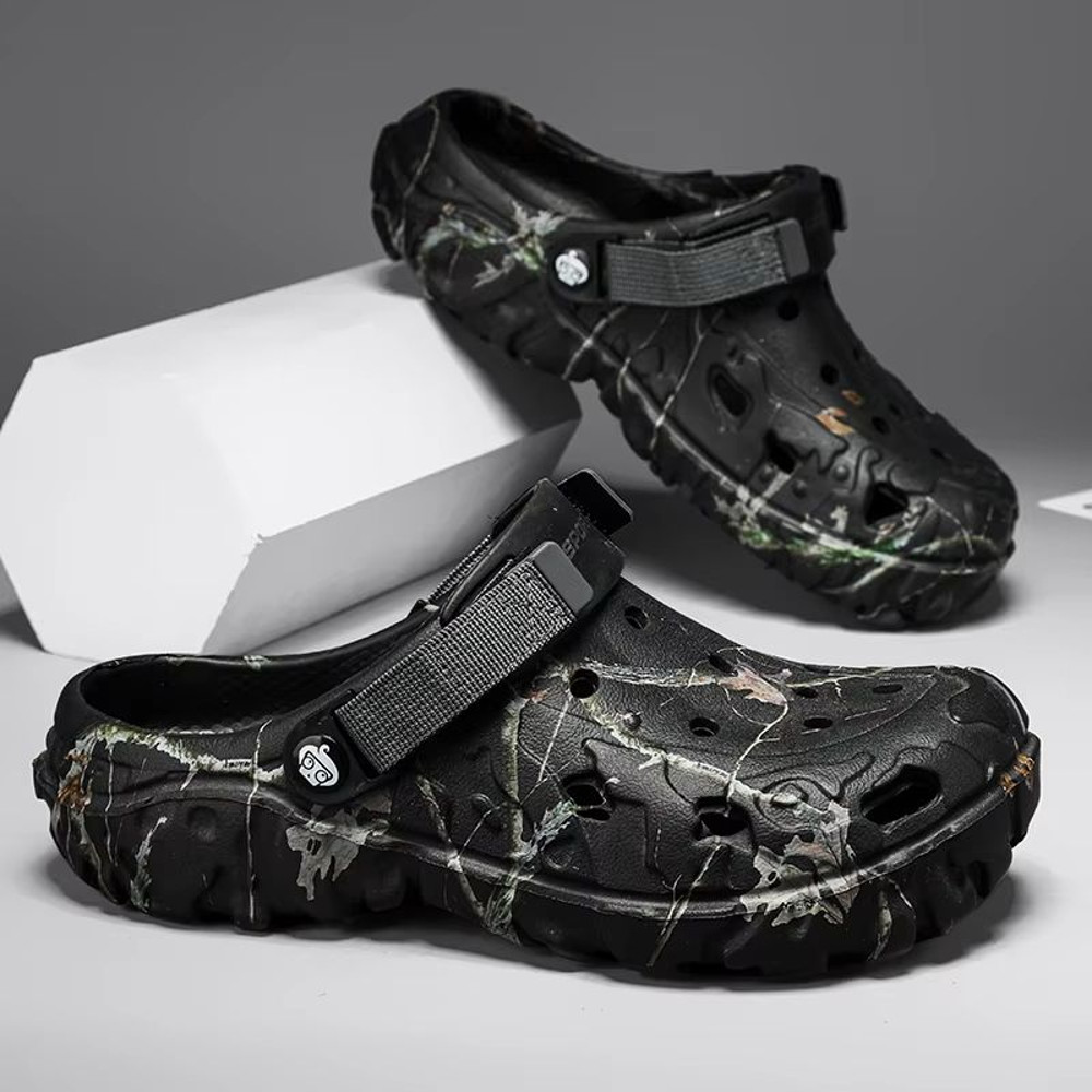 2024 Summer Mens Comfortable Sandals  Lightweight NonSlip Garden  Home Slippers 7