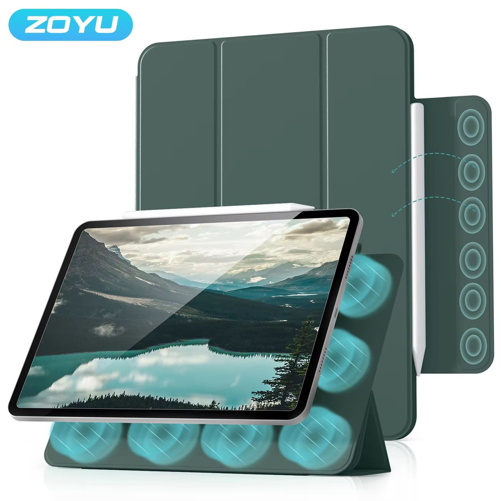 ZOYU IPad Magnetic Case With Detachable Cover For IPad Pro Air And Mini 0