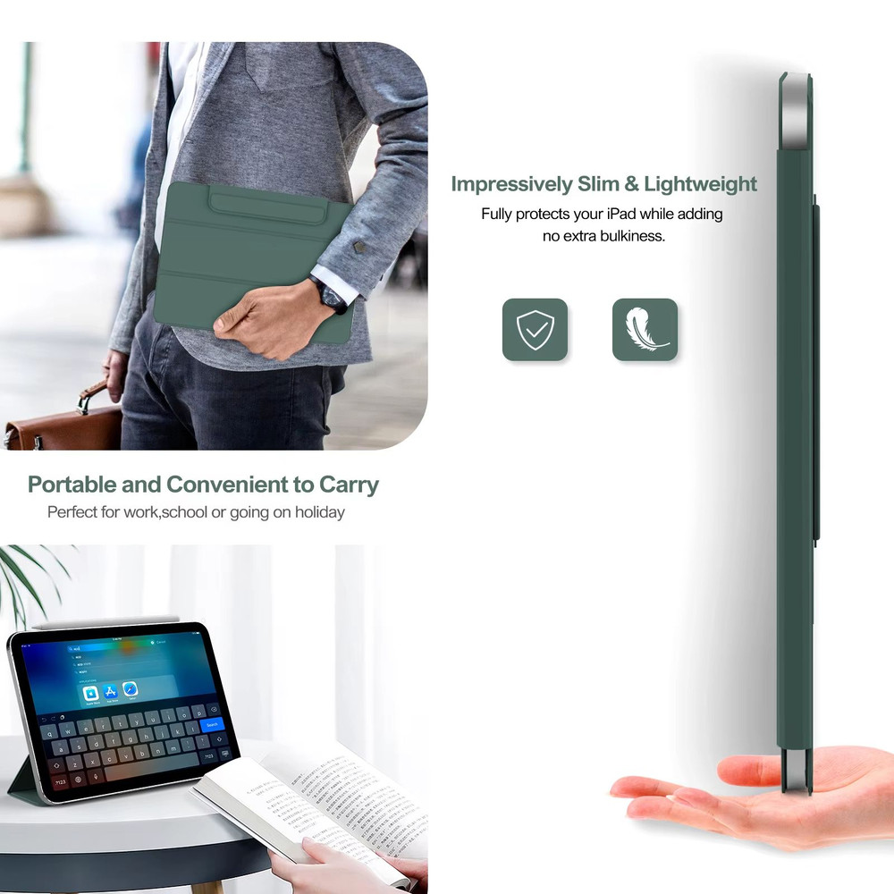 ZOYU IPad Magnetic Case With Detachable Cover For IPad Pro Air And Mini 5